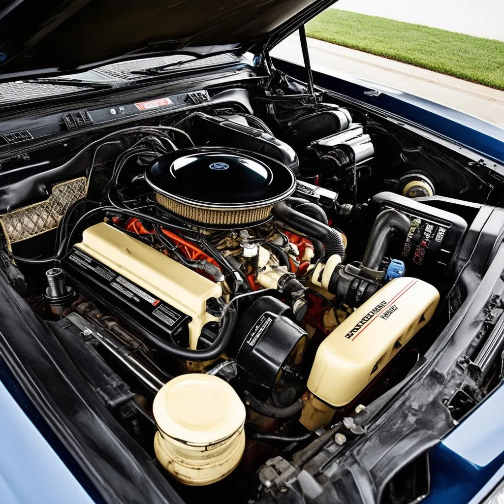 1987 Mustang GT Engine Bay