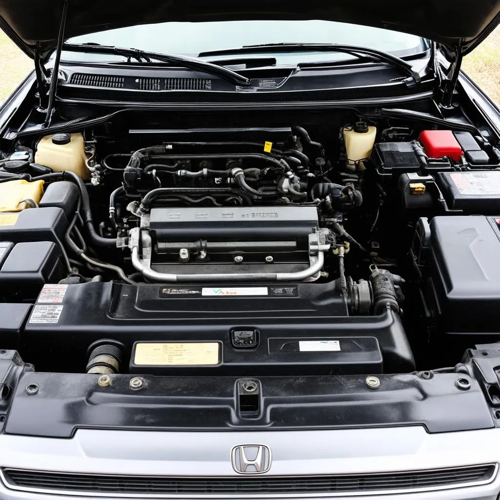 1991 Honda Civic Engine Bay