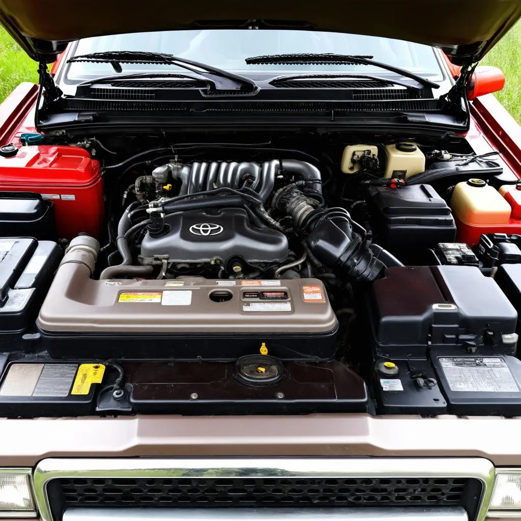 1993 4Runner Engine Bay