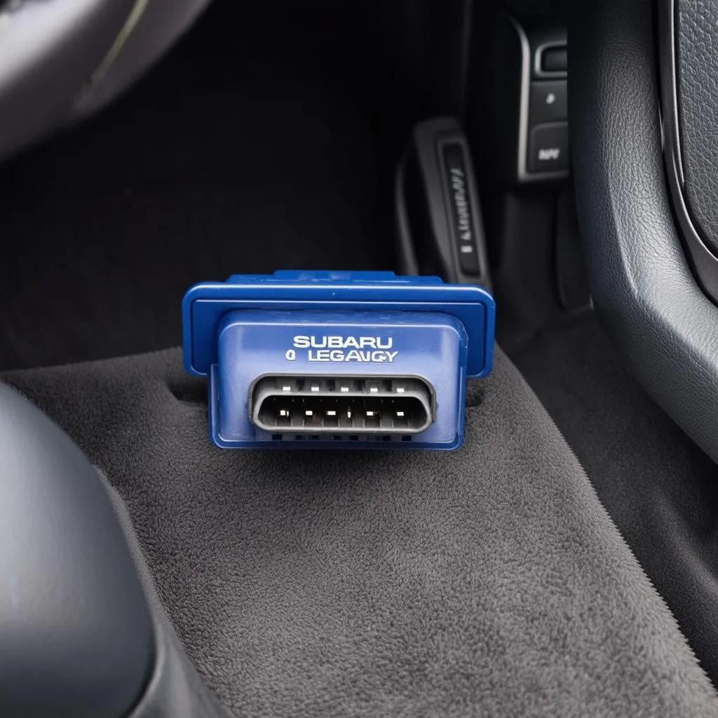 OBD port location in a 1994 Subaru Legacy