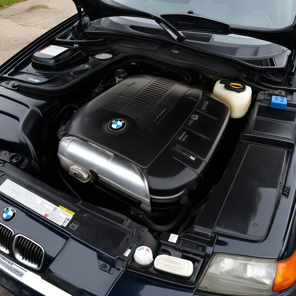 BMW 318i Engine Bay