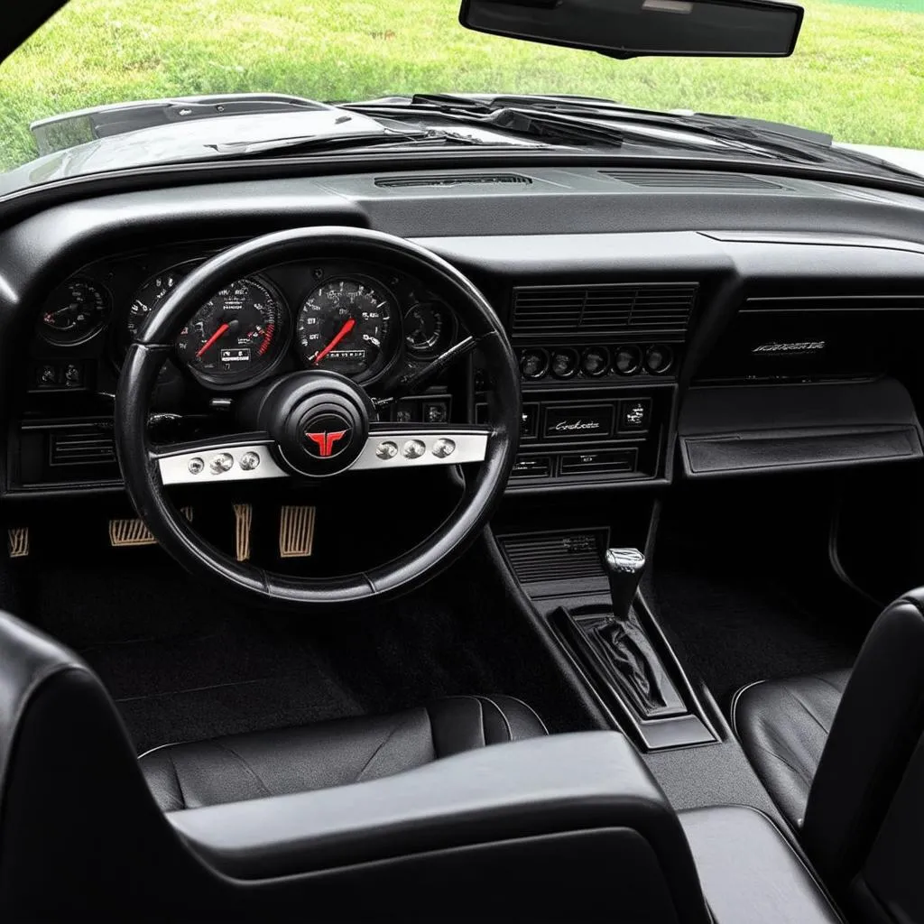 1995 Corvette dashboard interior