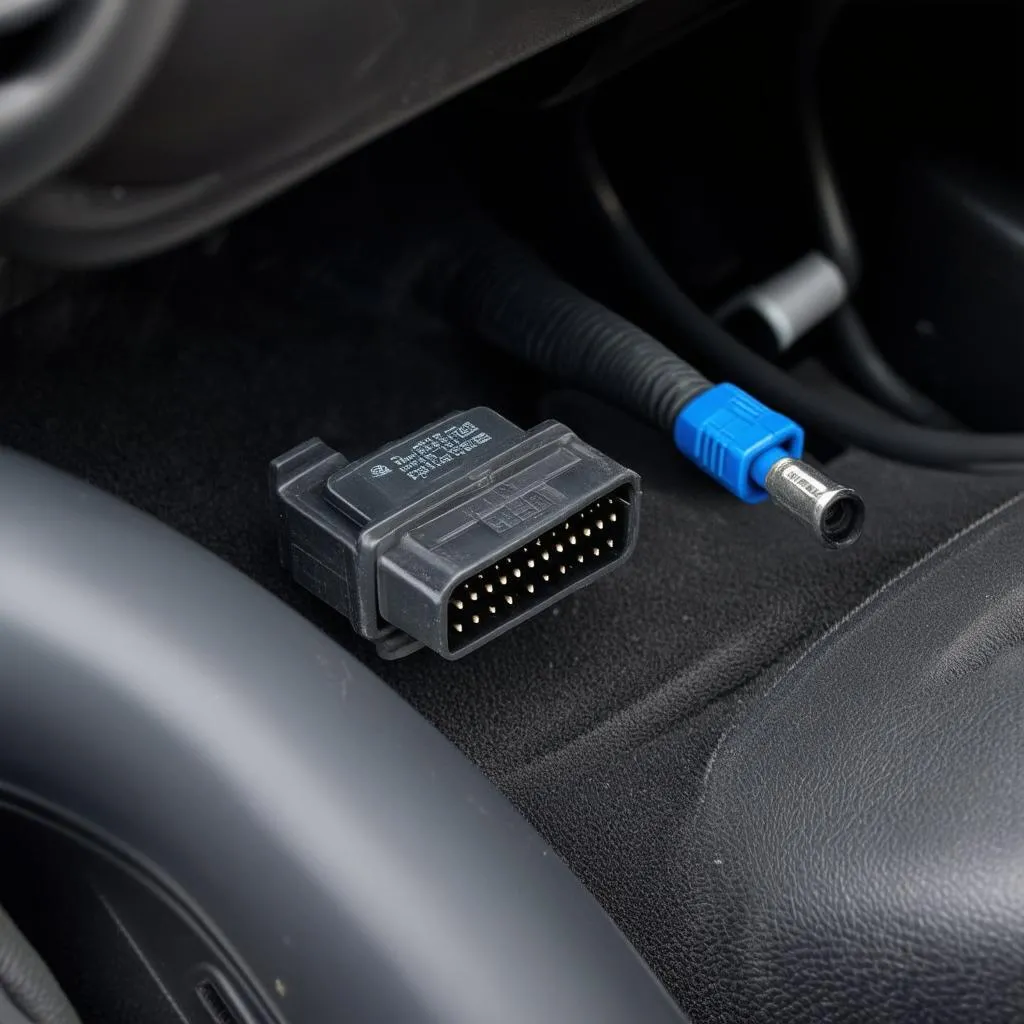 OBD connector location