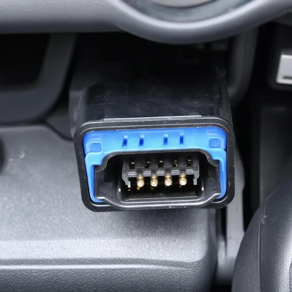 OBD1 Service Connector Location