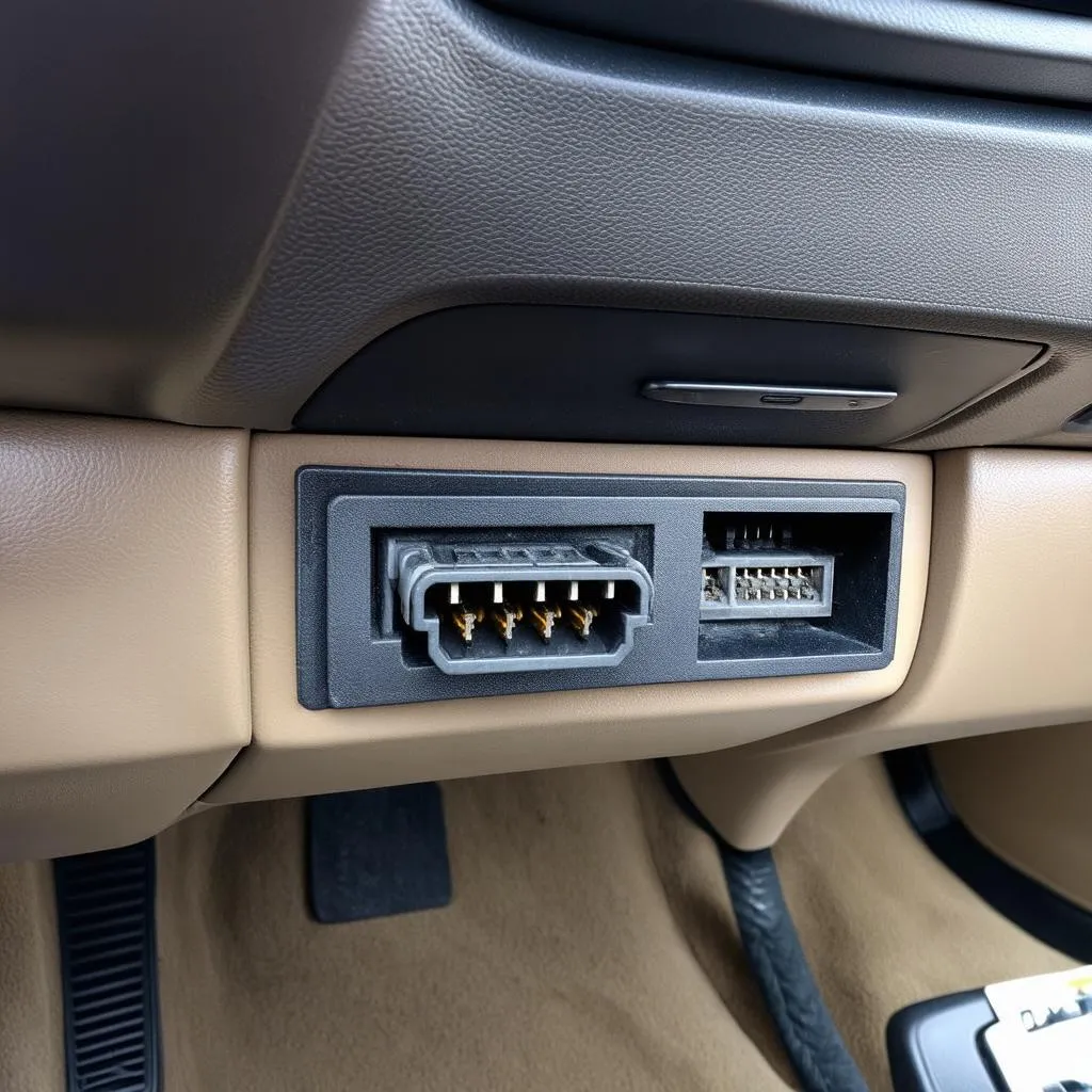 OBD port location in a Toyota Avalon