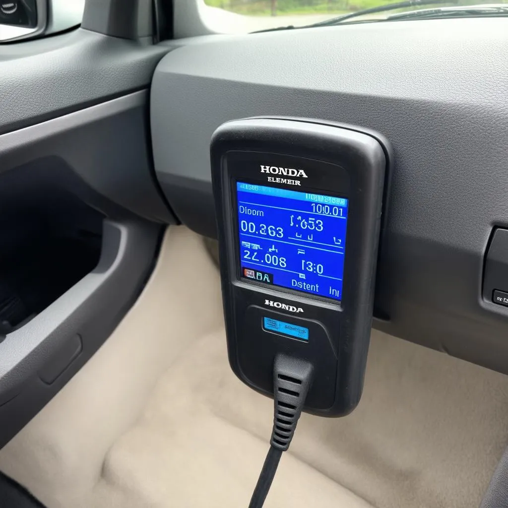 OBD Scanner in Use