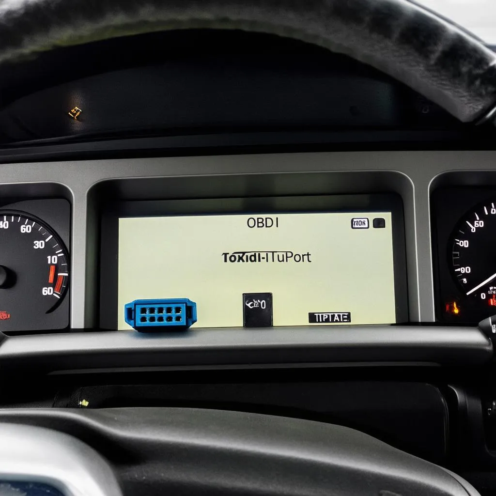 OBD-II Port Location in 2006 Toyota Tundra