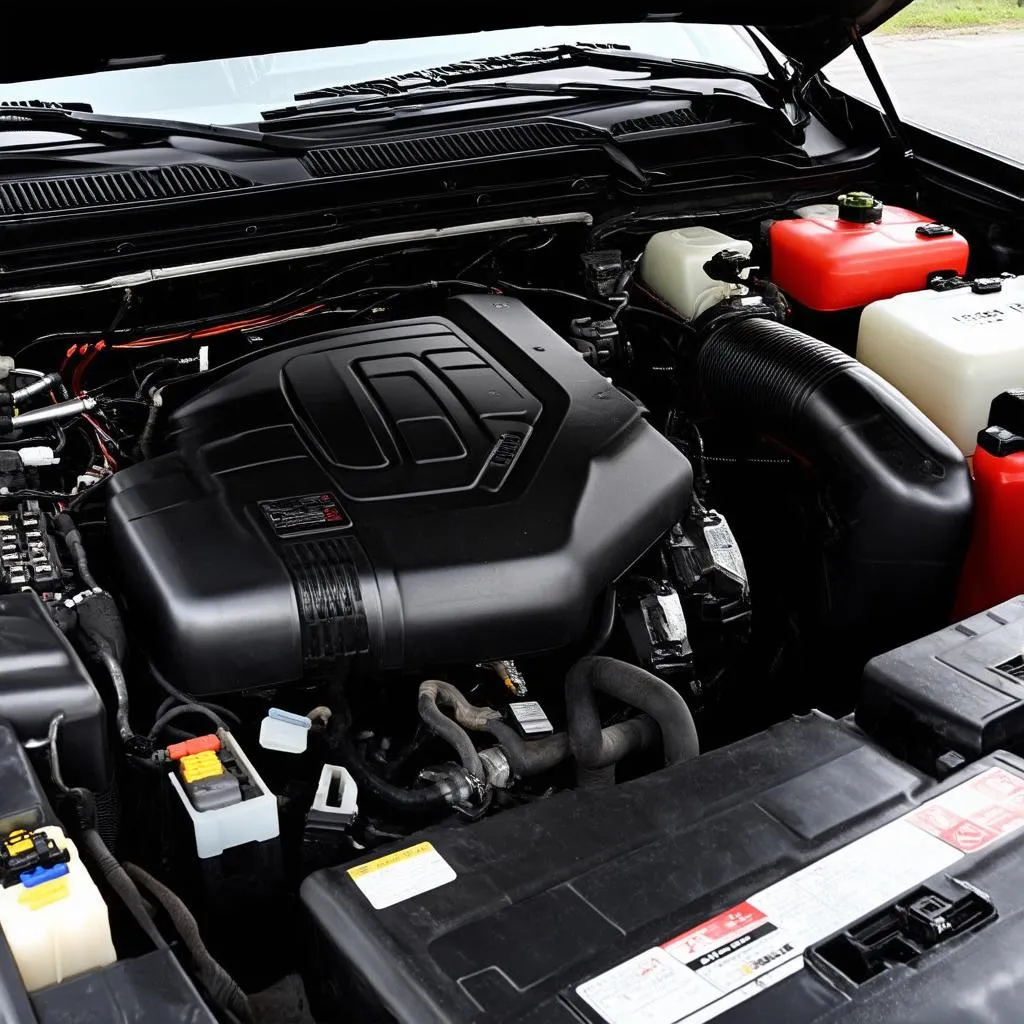 2008 Silverado Engine Bay