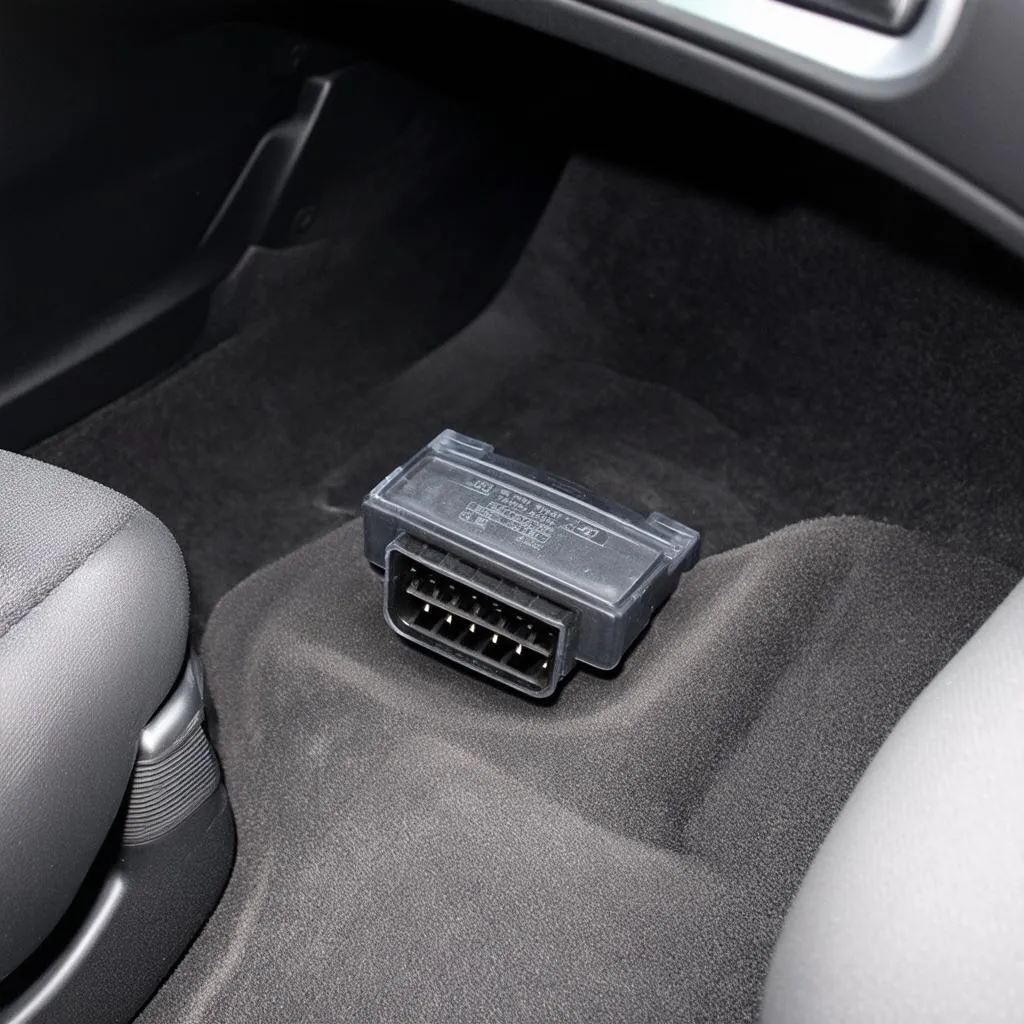 OBD port location in 2010 Hyundai Elantra