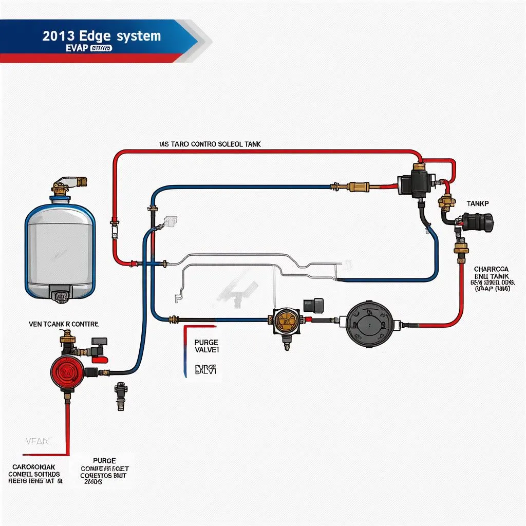 2013 Ford Edge EVAP System Diagram