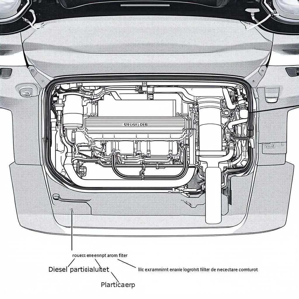 Diesel Particulate Filter System Diagram