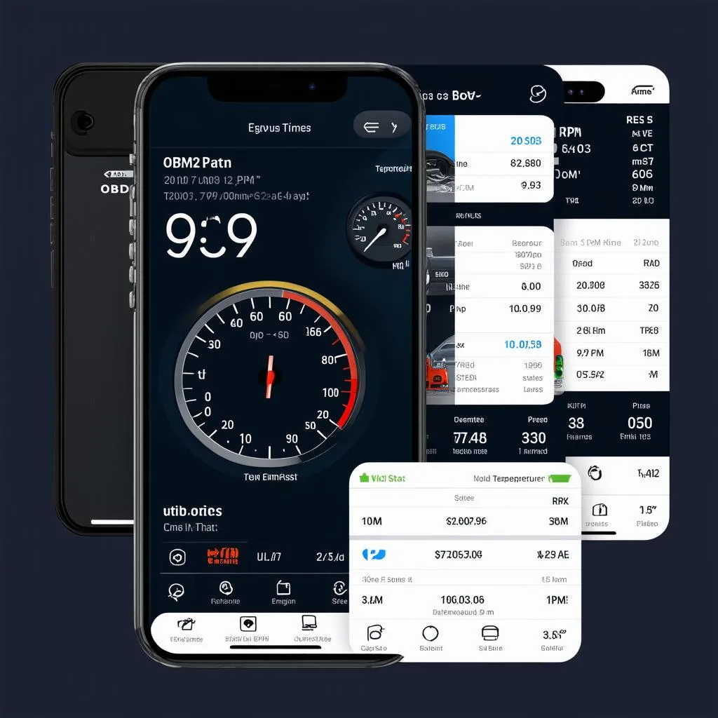 OBD App Interface Screenshot