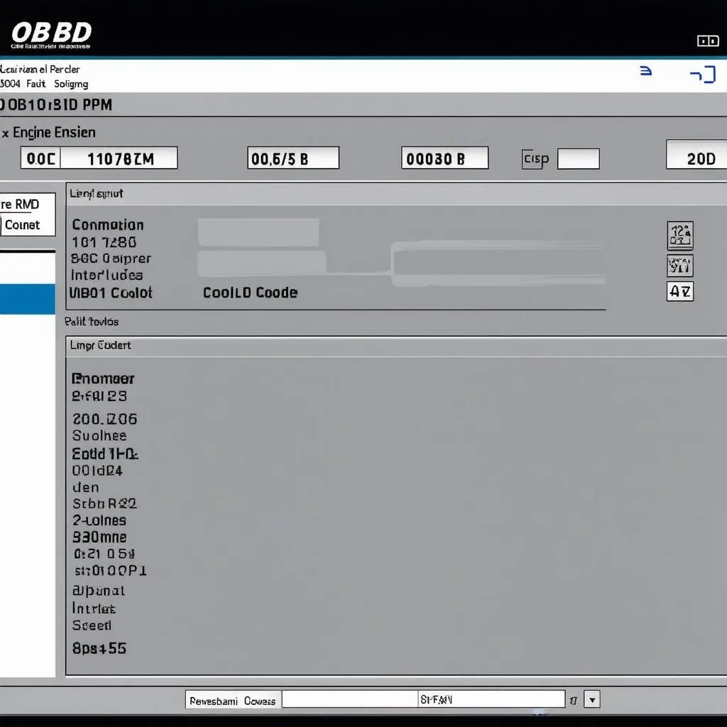 OBD Software Interface