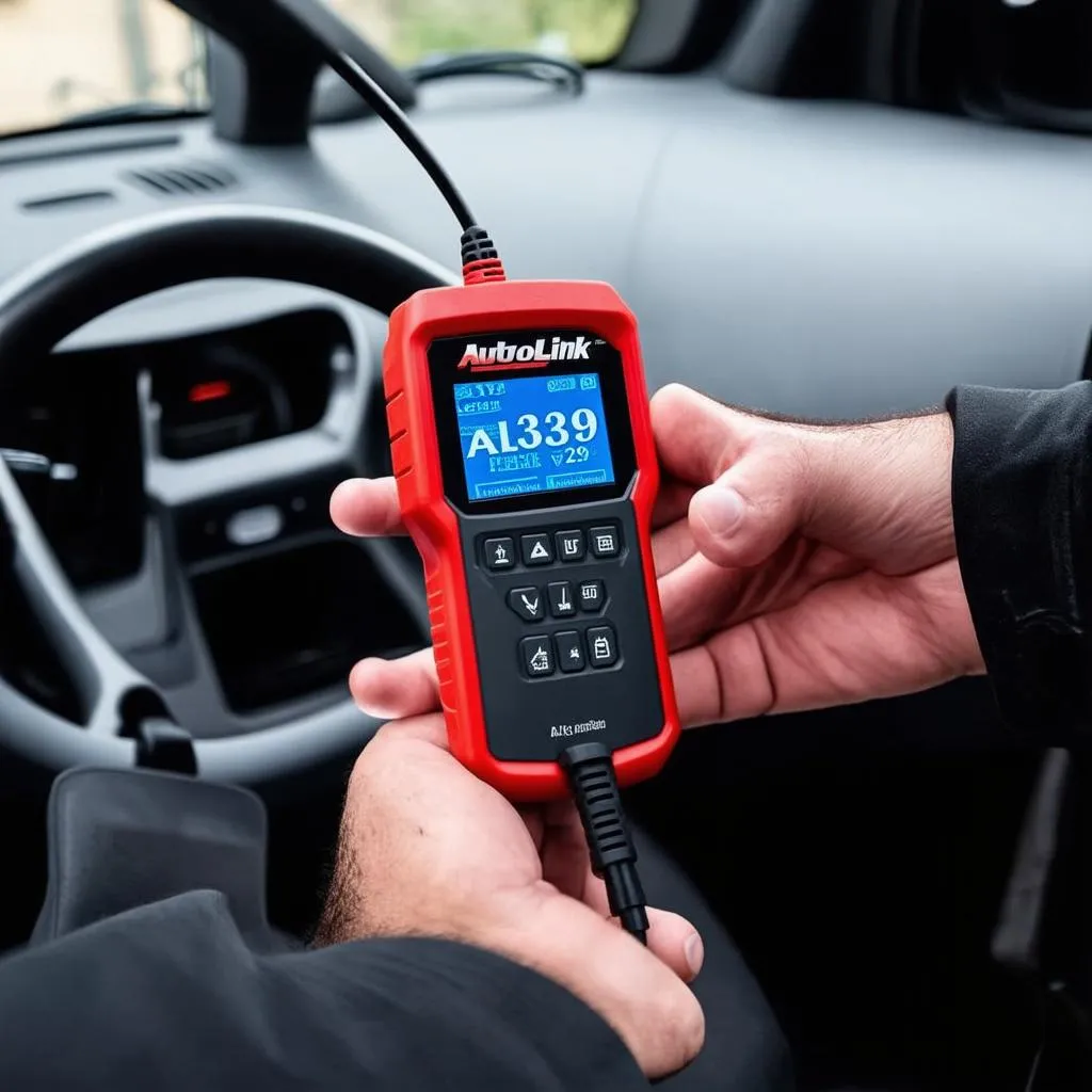 mechanic holding autolink al329