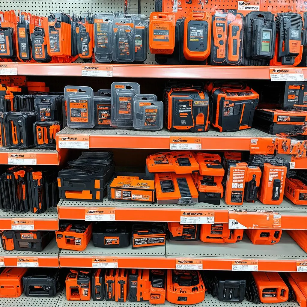 AutoZone OBD Tool Aisle