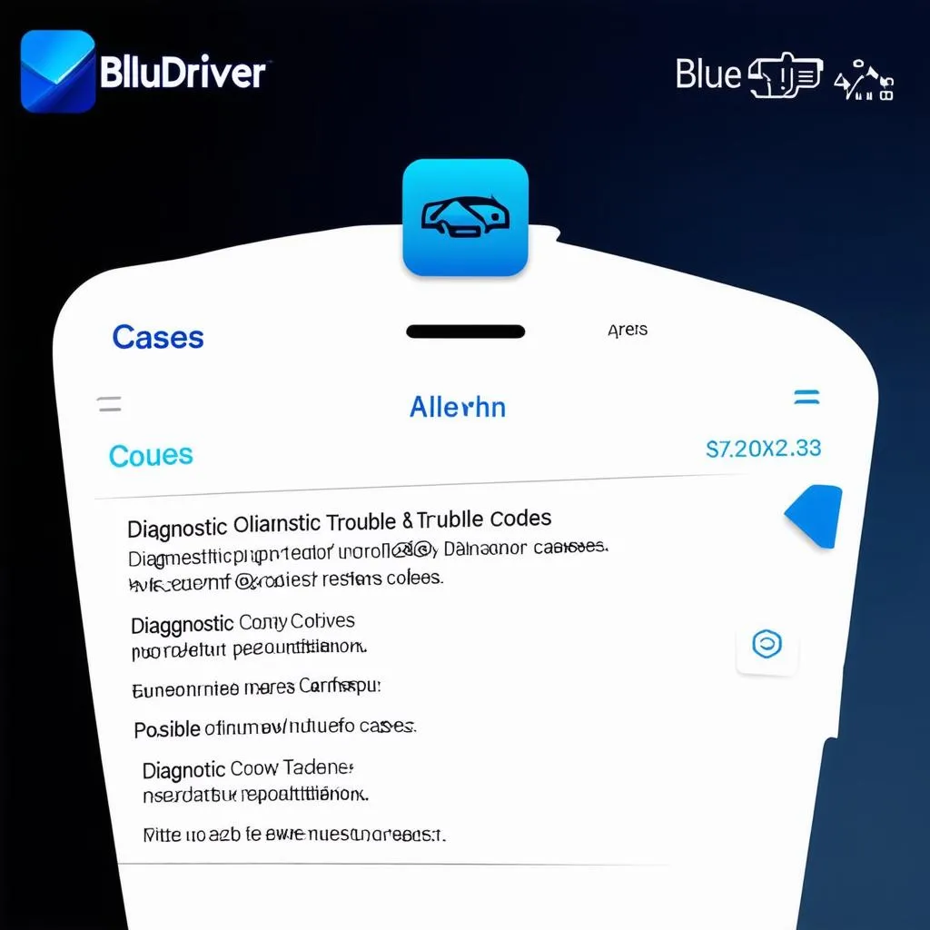 BlueDriver app interface