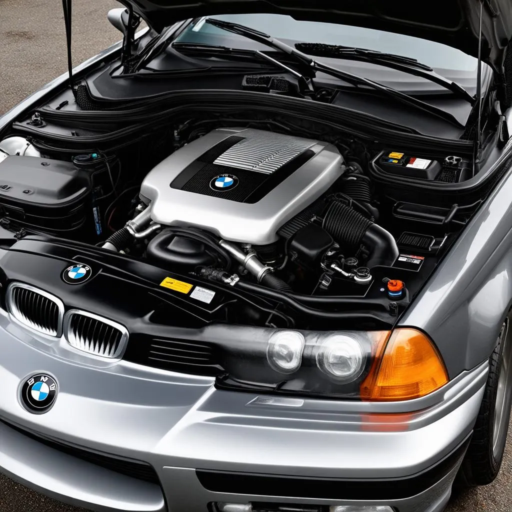 BMW E36 Engine Bay