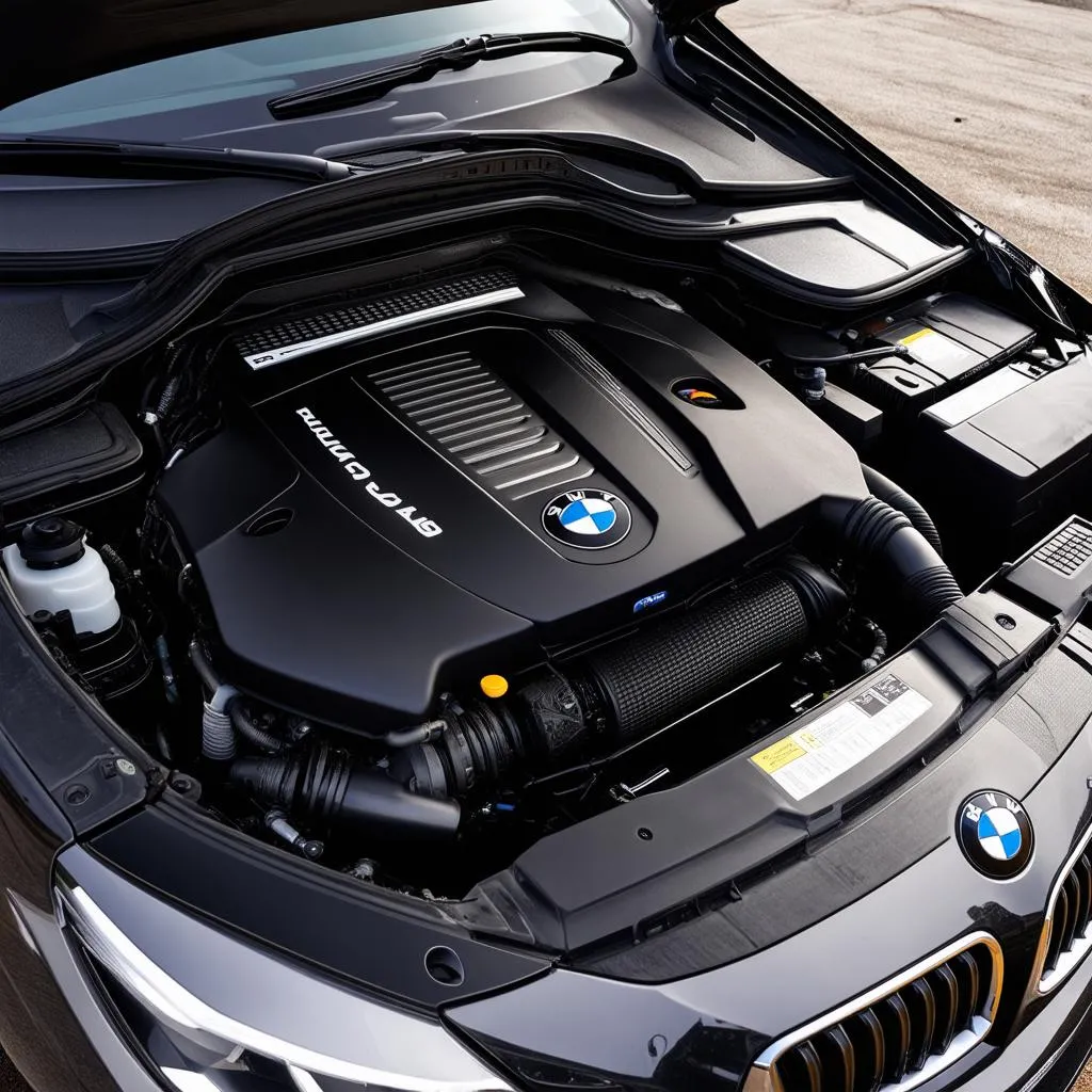 BMW engine bay