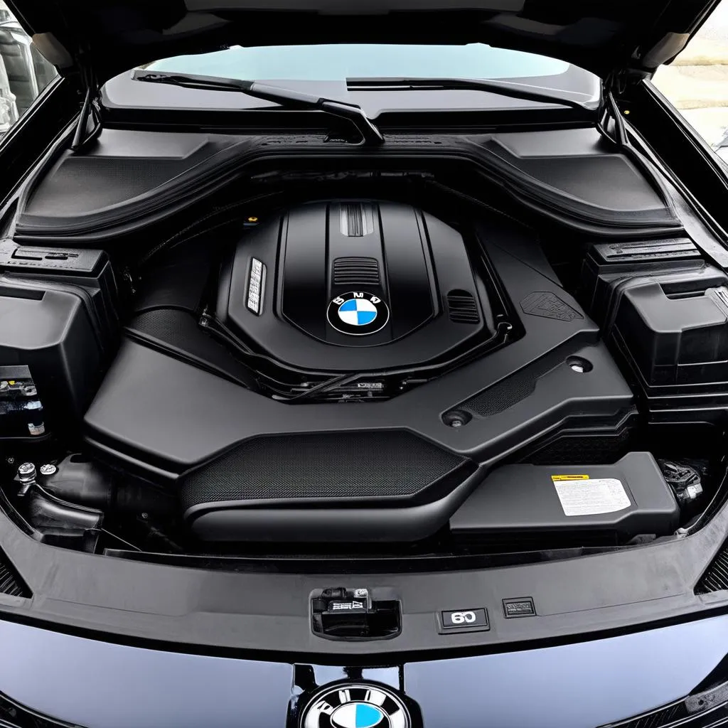 BMW F20 engine bay