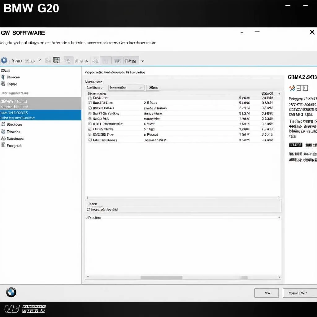 BMW G20 Diagnostic Software