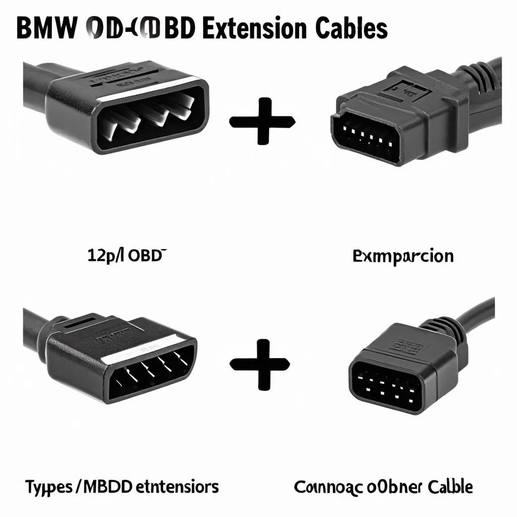 Types of BMW OBD Extension Cables