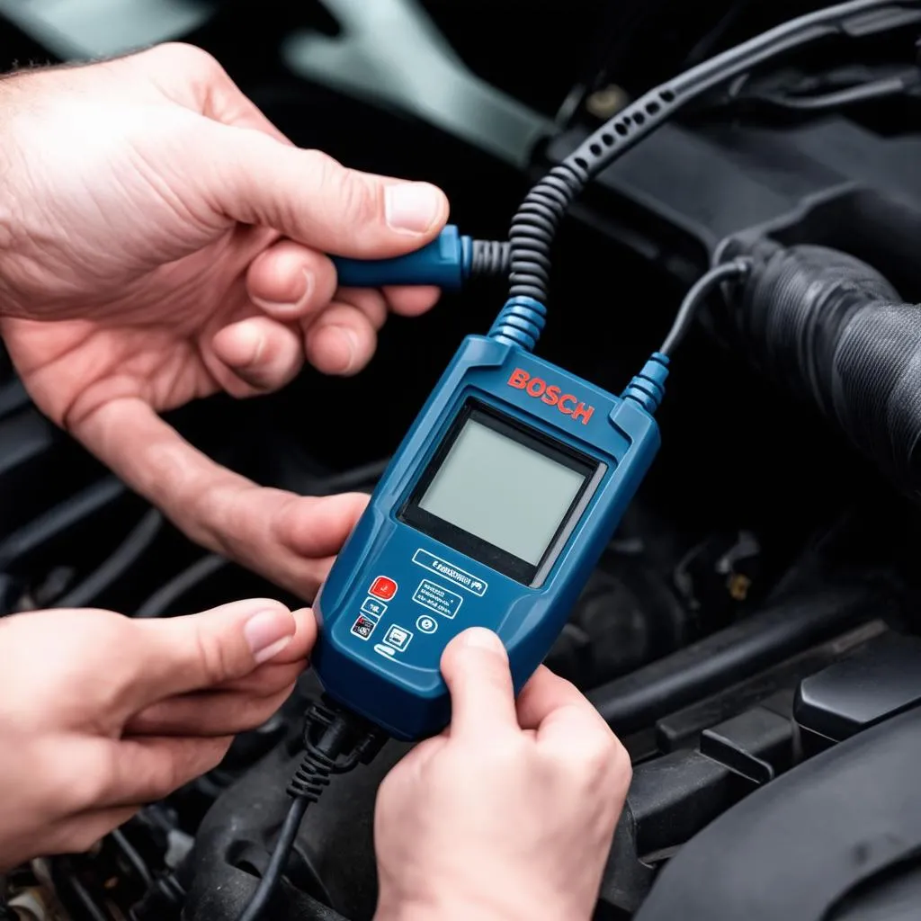 Setting up a Bosch OBD scanner