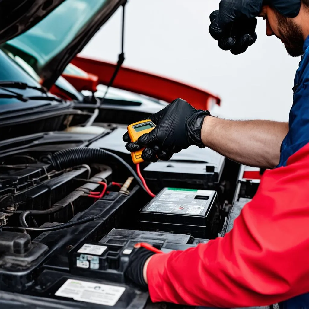 car battery check