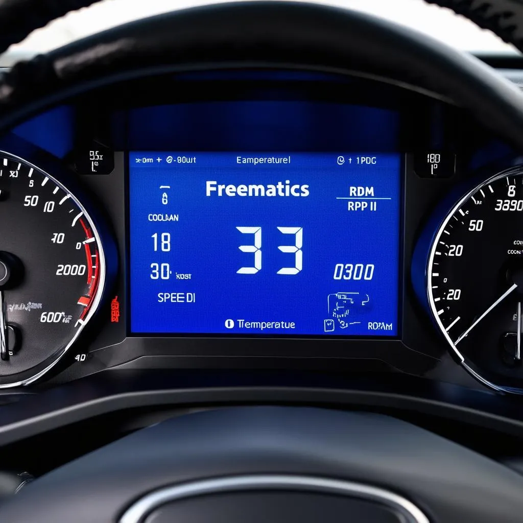 Car Dashboard with Freematics Data