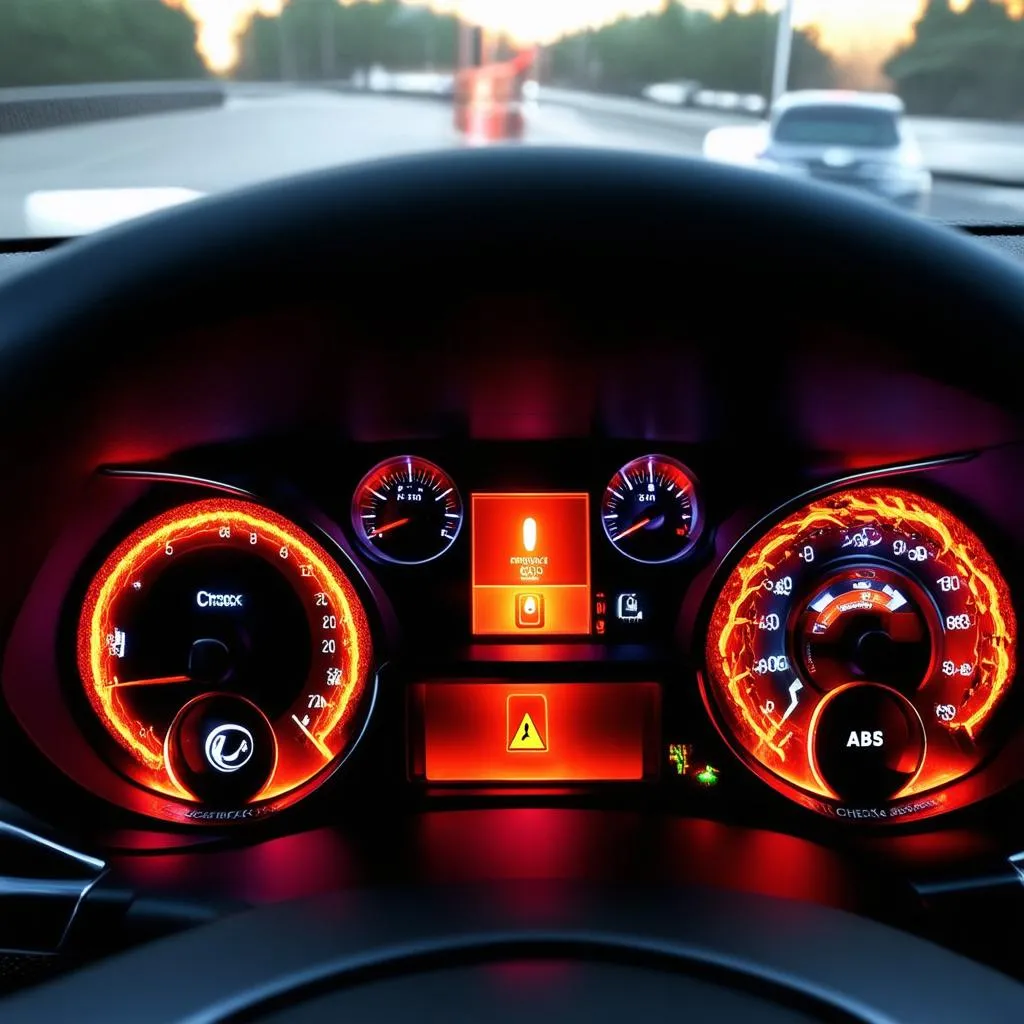 Car Dashboard Warning Lights