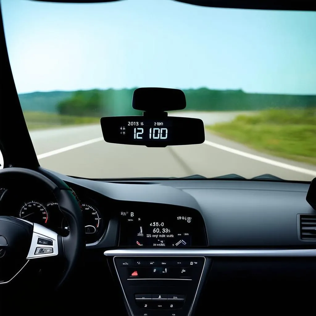 Car Dashboard with HUD