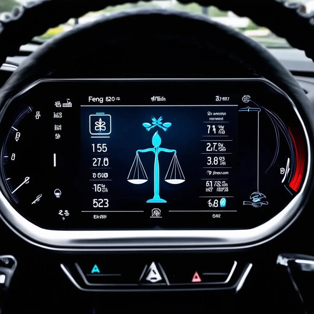 Car diagnostics combined with elements of Feng Shui