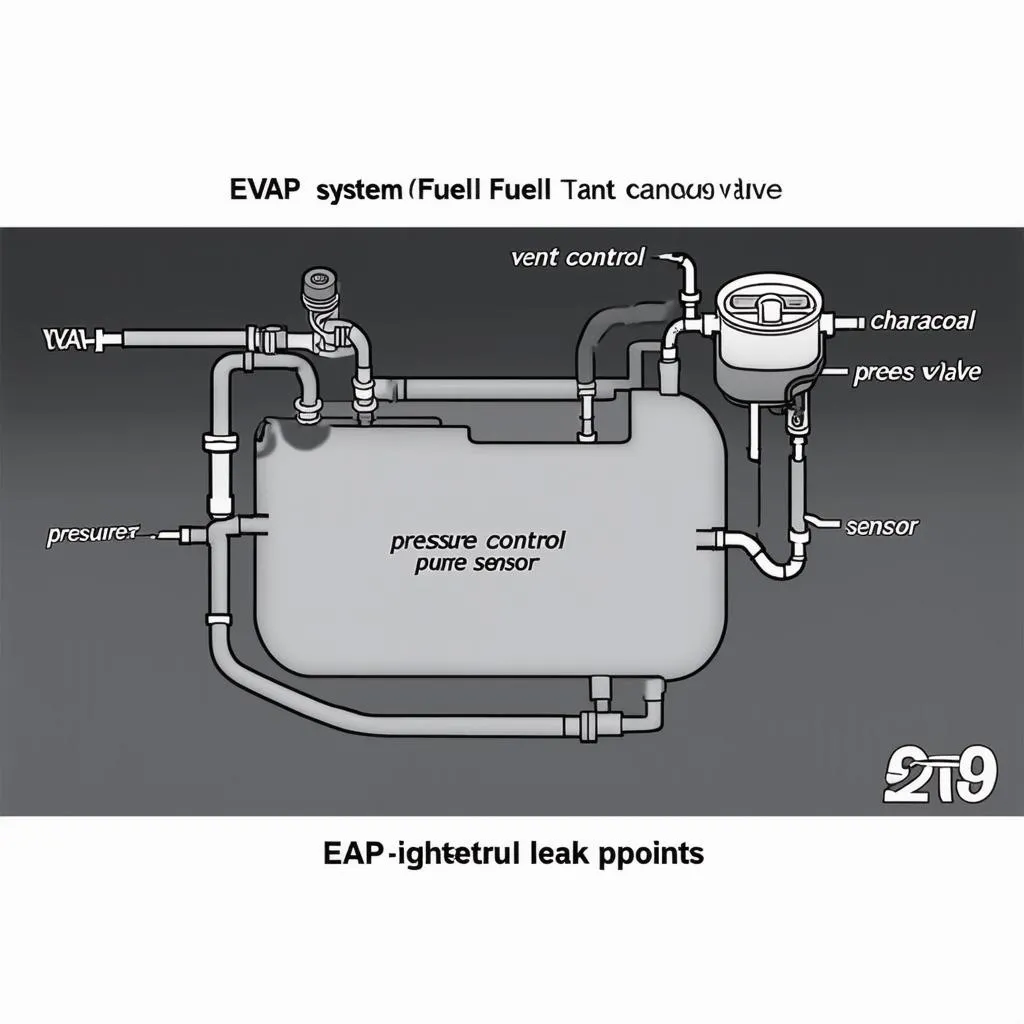 Car EVAP system diagram