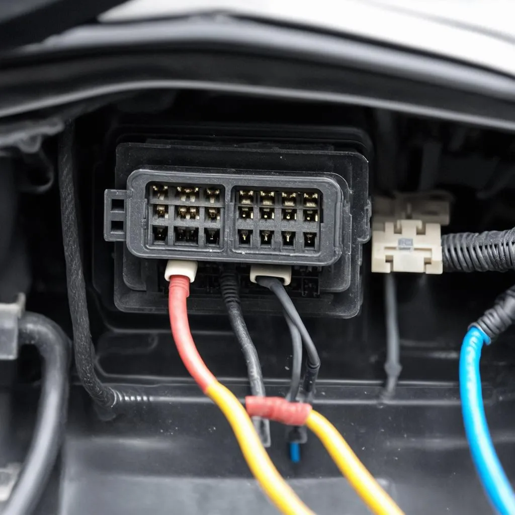 Car OBD Port and Wiring