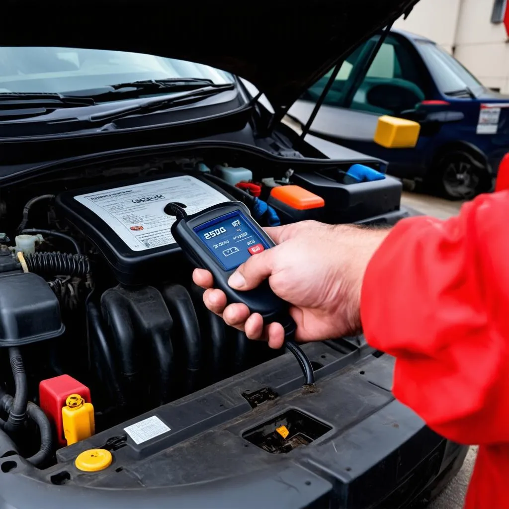 Citroen Xsara with OBD Scanner