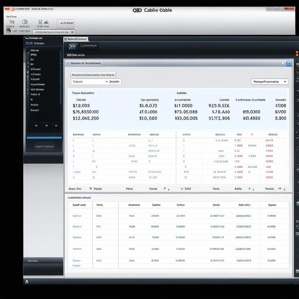 Dashdaq XL OBD Cable Dashboard