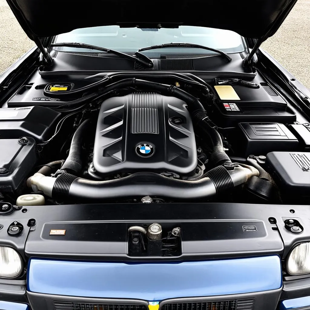 BMW E36 Engine Bay