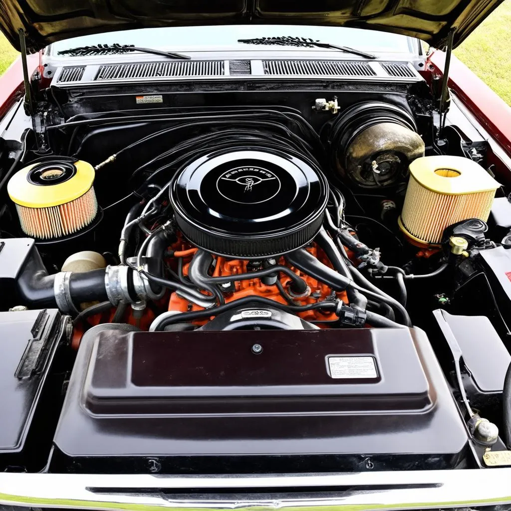 Ford Bronco II Engine Bay