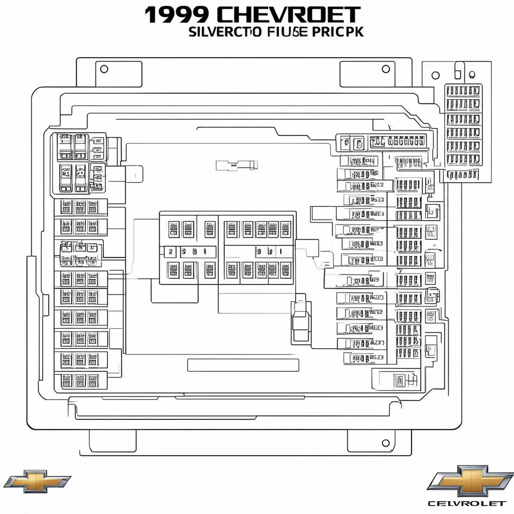 1999 Chevy Silverado 1500 fuse box diagram