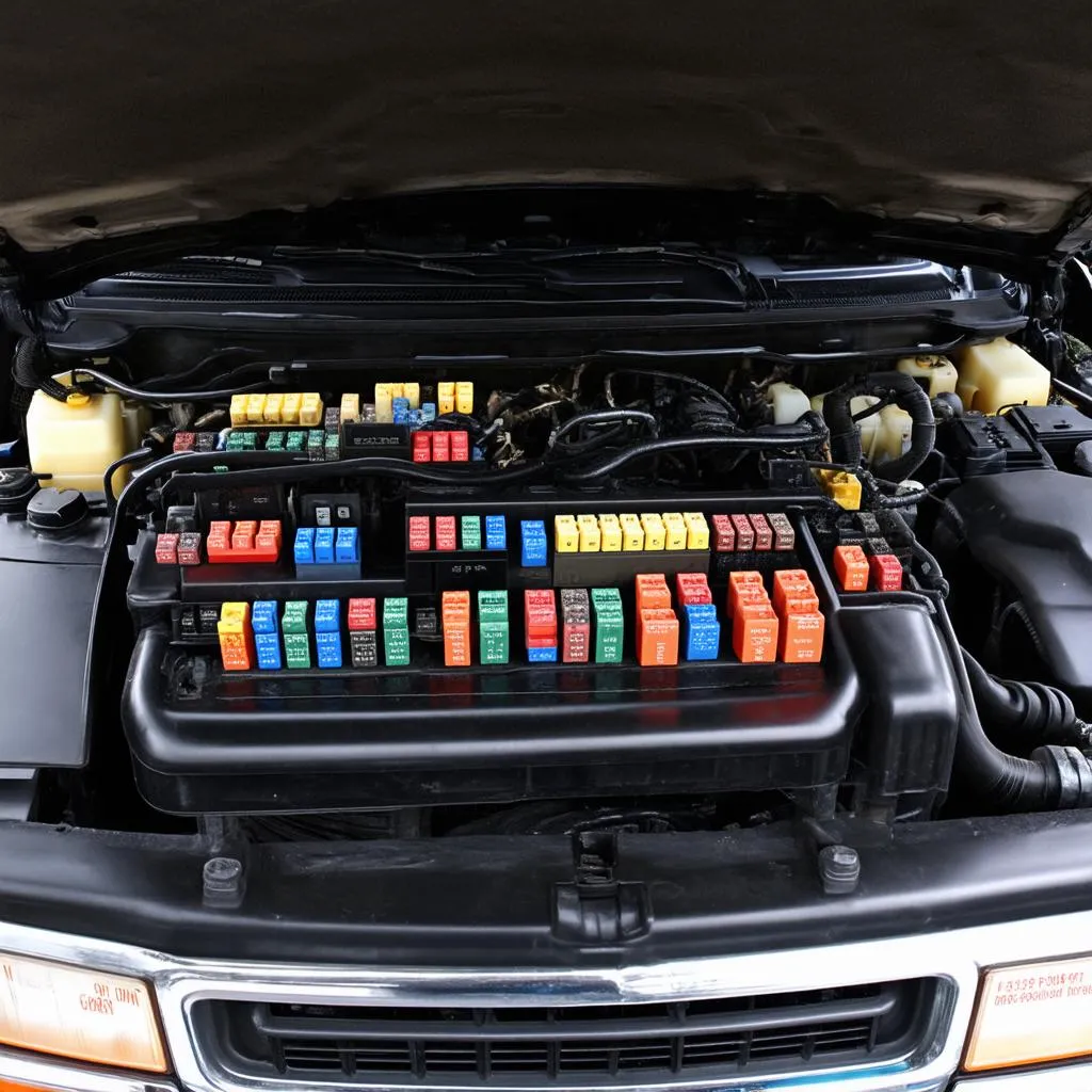 2003 Chevy Silverado fuse box diagram