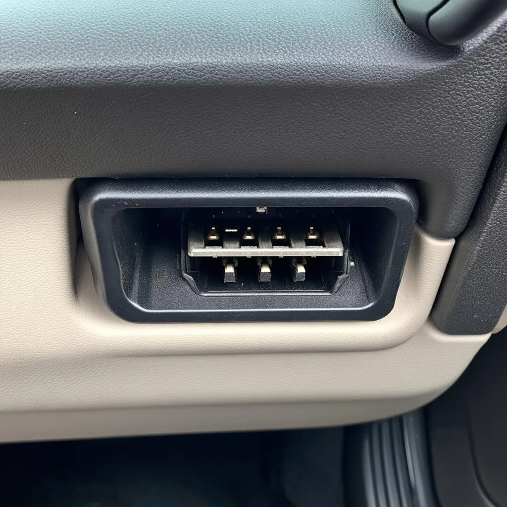 OBD port on a GMC Sierra