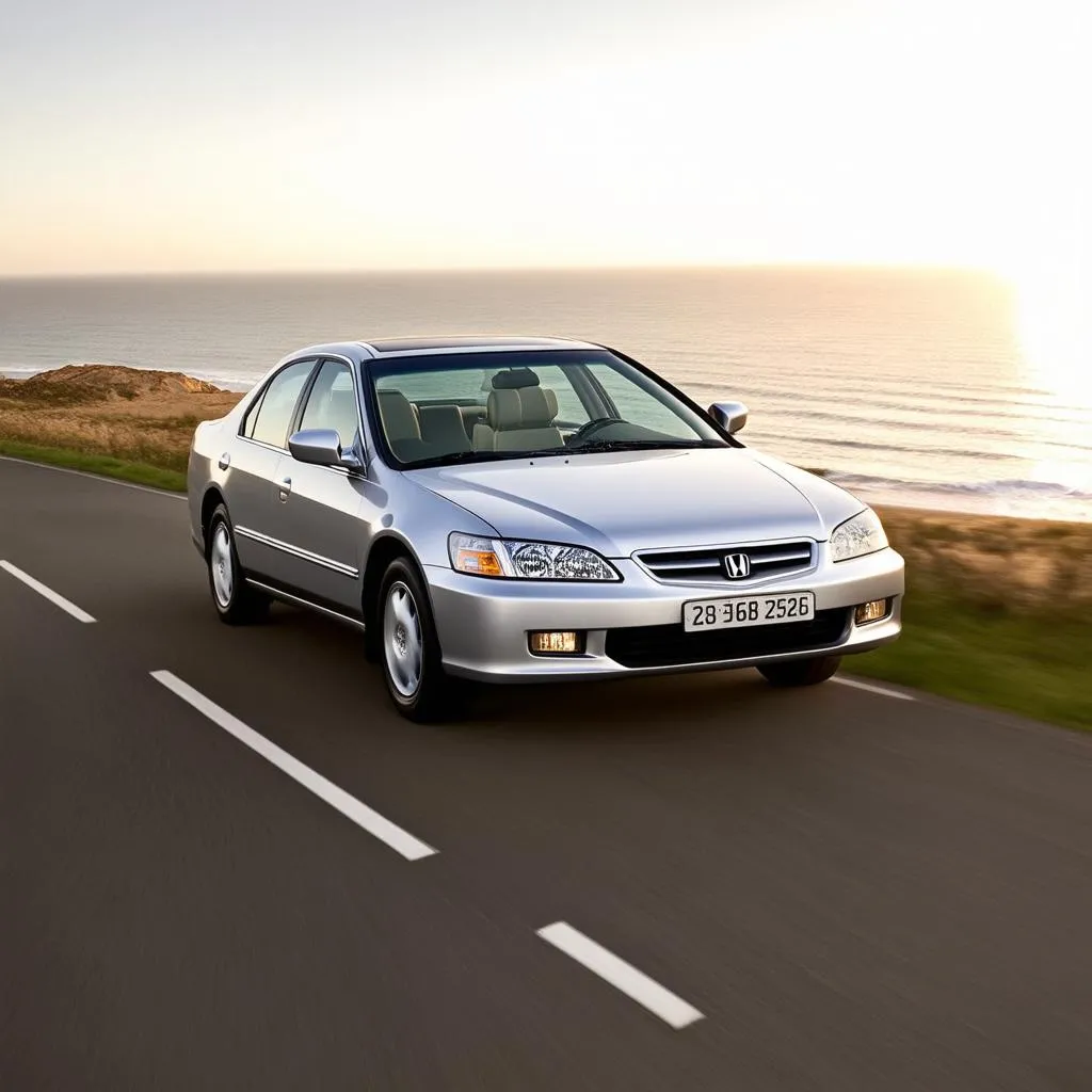 Honda Accord on the road