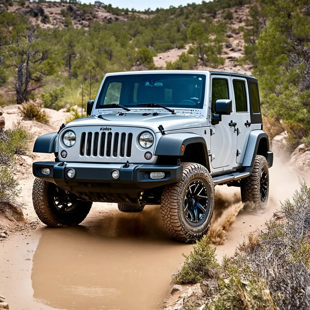 Off-Roading Jeep