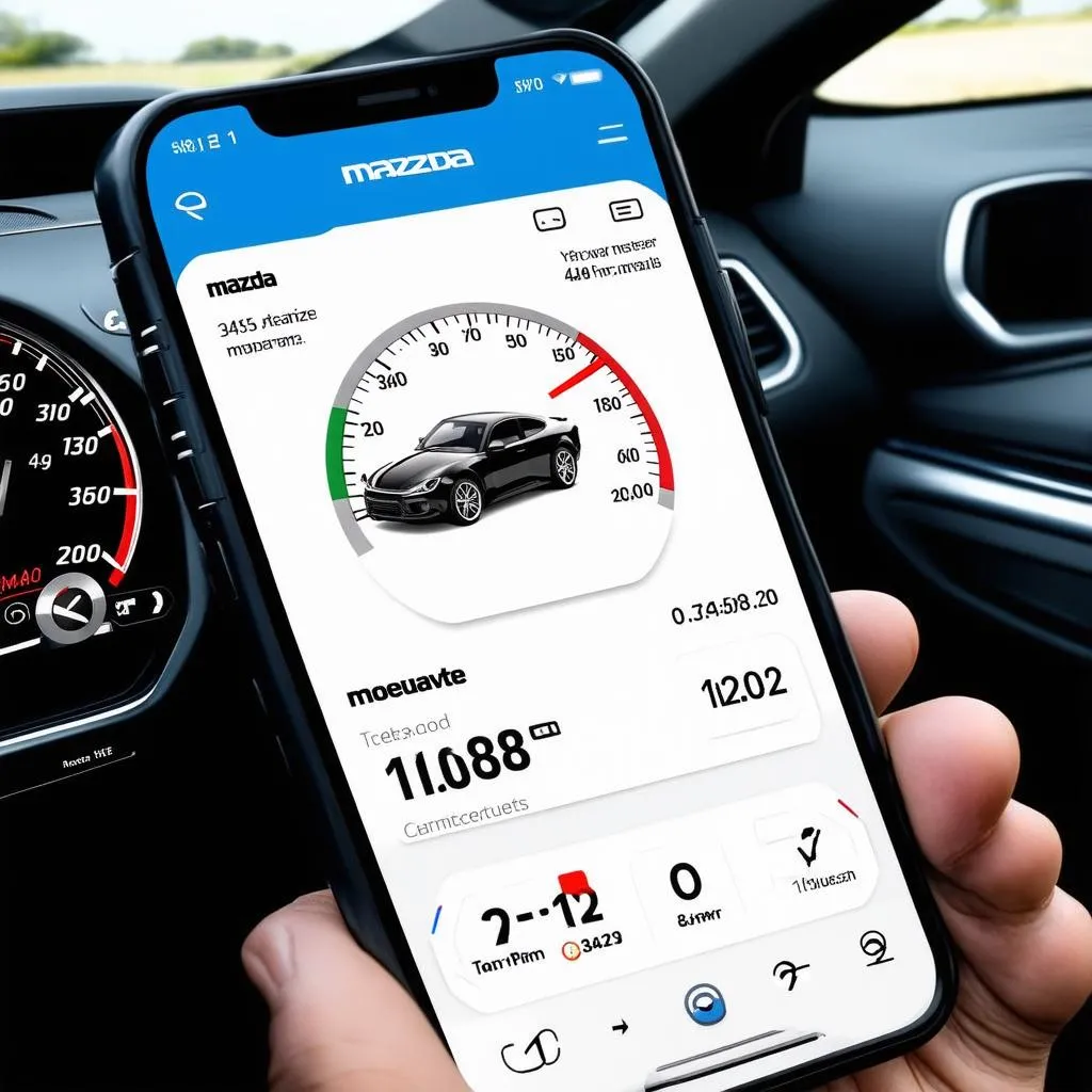 Mazda OBD App Dashboard