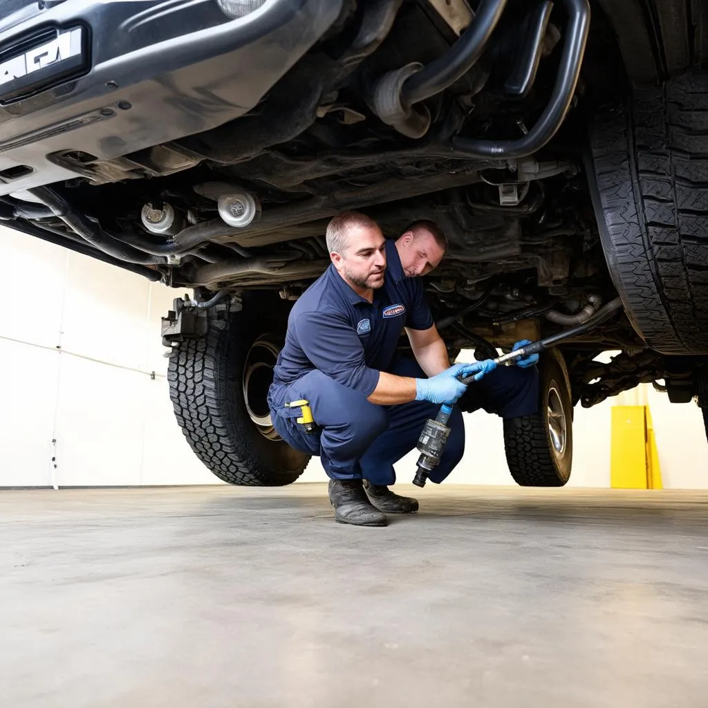 Car Mechanic at Work