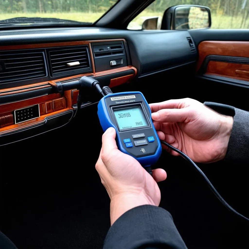 Using an OBD scanner to diagnose a 1994 Lincoln Town Car