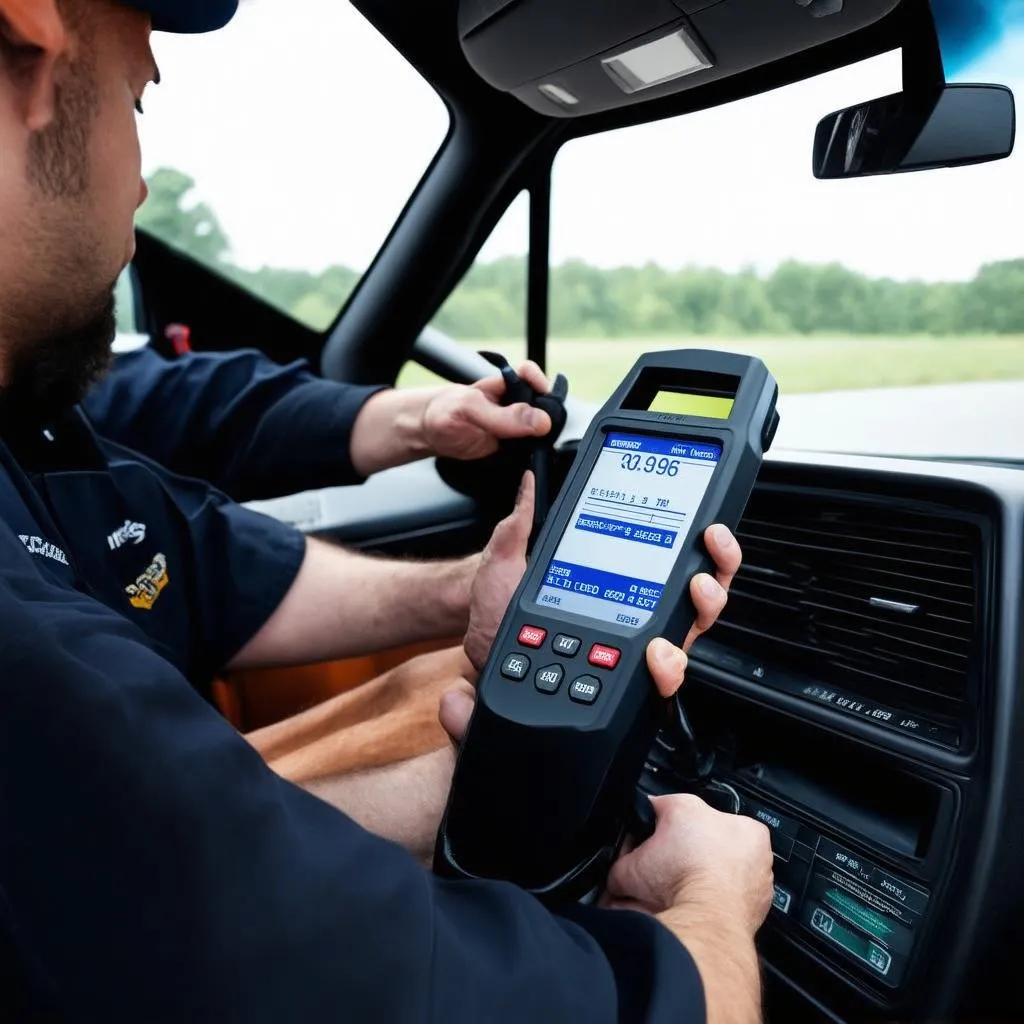 Using an OBD scanner