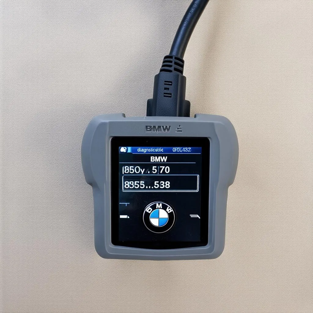 OBD Scanner Connected to BMW