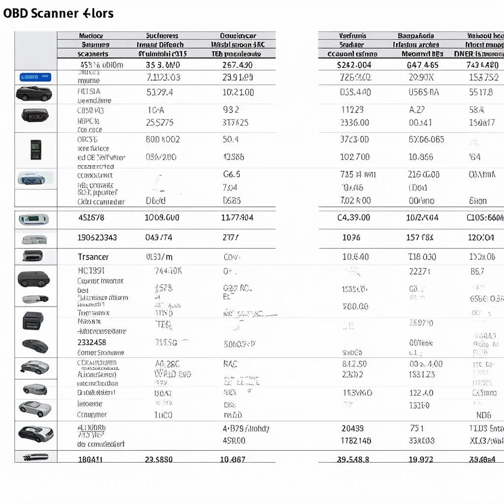 obd scanner comparison