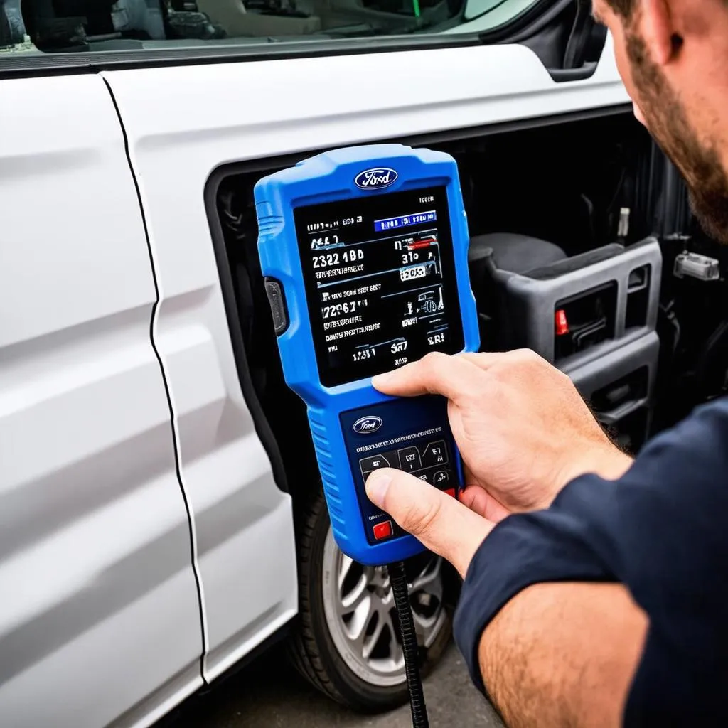 Ford Transit OBD Scanner Connection