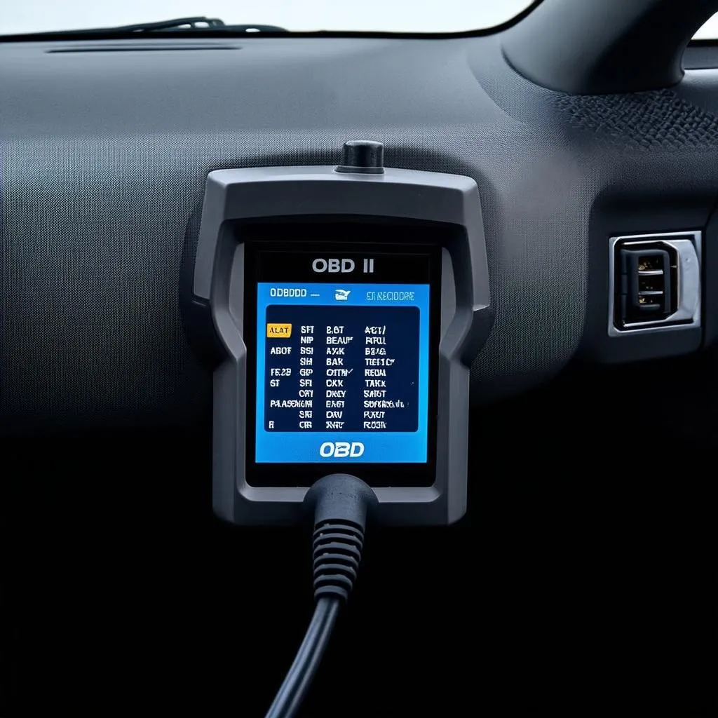 Car Diagnostics with OBD Scanner